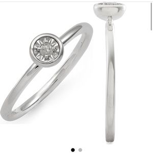 Monica Vinader NWOT Essential Diamond Ring